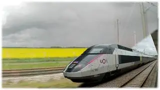Westbound TGV from Paris to Brest - Train Trip in France 🇫🇷 
