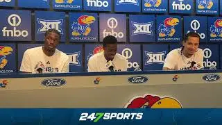 Flory Bidunga, Melvin Council Jr. and Tre White break down KU's win over Towson