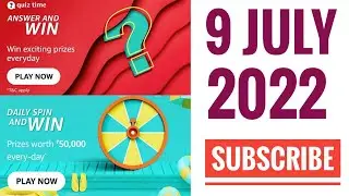 Amazon Quiz Answers Today  | Amazon Quiz Today | 9 July 2022