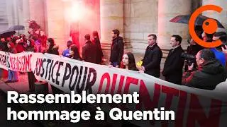 Hommage &agrave; Quentin, militant nationaliste d&eacute;c&eacute;d&eacute; suite &agrave; une agression &agrave; Lyon