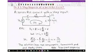 EE 2715 - Second-Order Circuits: Step Response of Series RLC Circuits