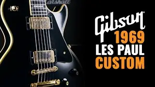 Gibson Les Paul Custom Ebony 1969 года | Демонстрация CME Gear | Джоэл Бауман
