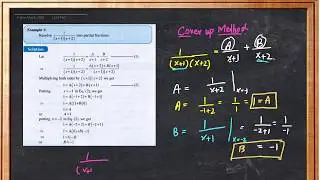 Cover Up Method for Solving Partial Fractions with Linear Factors Part-I  ||  Shortcut Method