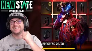 FULL LEGENDARY SET ☑️ -  Phoenix Thief Crate Opening| New State Mobile
