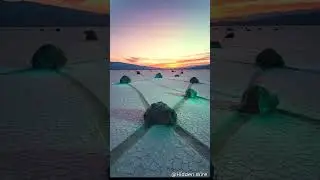 Rocks that move by themselves across the desert&mdash;no footprints, no explanation.