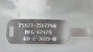 Tongue & Slot Tag Marking Machine