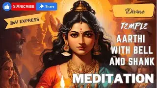 Temple Aarti Sound with Sankh and Bell | Temple Aarti Music | Meditation Music | Positive Vibration