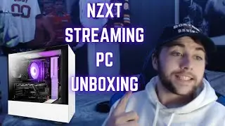 NZXT STREAMING PC UNBOXING VIDEO + STREAM SET UP!
