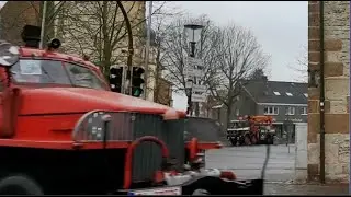Ausfahrt beim 10. 'Oldtimer-LKW-Treffen in Beelen 15.04.2023