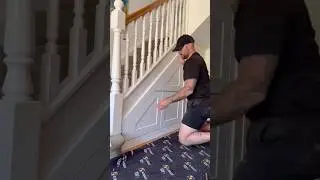 Under Stair Storage System #home #satisfying #asmr #woodworking #interiordesign #viral