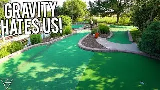 Gravity Is Out To Get Us At This Mini Golf Course!
