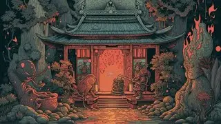 Traditional Japanese Reggae Shamisen Music - Relaxing Reggae Japan Vibes Soundscape