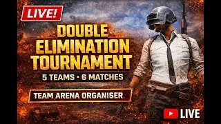 TDM Knockout Tournament LIVE | 5 Teams &bull; 6 Matches | Team Arena Organiser