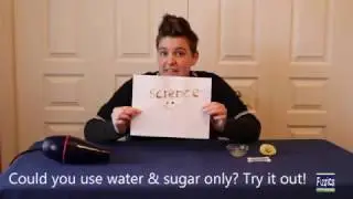 Invisible ink lemon juice experiment