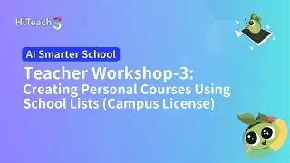 How to Sync School Admin Classes to Your Personal HiTeach Course List