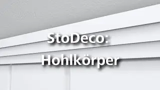 StoDeco Fassadenelemente &ndash; Hohlk&ouml;rper Montage