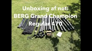 Unboxing: BERG sikkerhedsnet til Grand Champion 470 trampolin