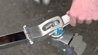 Kupo: 100mm Caster with Brake, 30mm Square Adapter