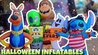 Новые надувные фигурки Спанч Боба, Скуби и Бигфута на Хэллоуин. РАСПРОДАЖА!
