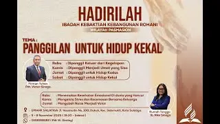 🔴LIVE | KEBAKTIAN IBADAH RABU MALAM BERSAMA KKR PASMASION