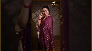 Double Zari Linen Saree Collections 💕| CODE: TB208  #thanviboutique #doublezarilinen
