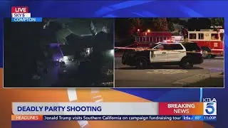1 killed, 4 hospitalized in Compton party shooting