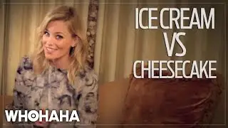 RIQ with Elizabeth Banks | Ice Cream Vs. Cheesecake | WHOHAHA