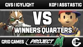 GVS | Icylight (Fox/Marth) VS KoF | AssTAStic (Ness) | Grid Project M Weekly 60 | Winners Quarters