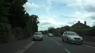Driving On Tudor Way, Oldbury Road & Henwick Road, Worcester, Worcestershire, UK 12th August 2021