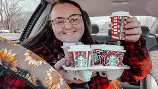 Trying ALL Of Starbucks NEW Holiday Drinks 2021!
