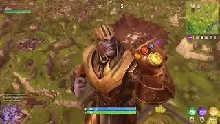 Fortnite Avengers Crossover Gameplay - Infinity Gauntlet Thanos Gameplay
