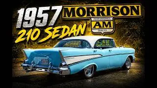 Rare 1957 Chevy 4 door hardtop 210 sedan build featuring an Art Morrison chassis and 495hp LS3.