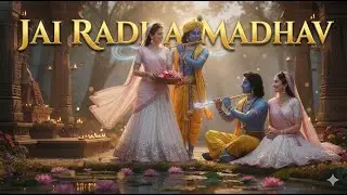 🌿 Jai Radha Madhav | Soulful Krishna Bhajan with Lyrics | 432Hz Meditation