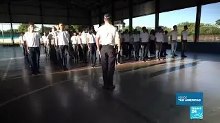 Brazil: Pupils learn military discipline in government-run schools