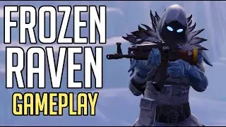 *NEW SKIN* - FROZEN RAVEN - FORTNITE Battle Royale [No Commentary Gameplay]