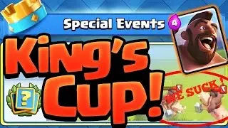 I LOVE KING'S CUP | BLIND DECK CHALLENGE ! | QUITTING CLASH ROYALE