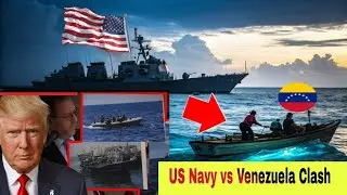 US Navy Confronts Venezuelan Fishing Boat | Tensions Explode Over Sovereignty Clash #venezuela