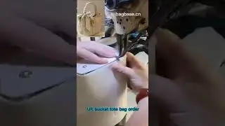 UK bucket tote bag order producing.#kaishibagfactory #factory #bagfactory #bags #oem #business
