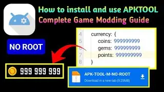Как установить и использовать APKTOOL M | Без рута (полное руководство)