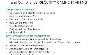 SAP GRC(Governance&nbsp;Risk and&nbsp;Compliance)/SECURITY ONLINE TRAINING And Placements