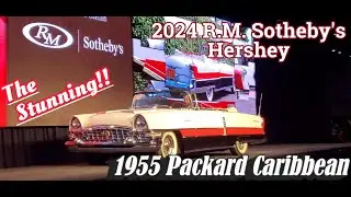 1955 Packard Caribbean 2024 RM Sotheby's Hershey Video 25 #packard #oldcars #sothebys