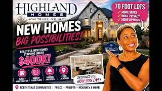 Discover Your Dream Home in Aubrey, TX + Highland Homes Tour 