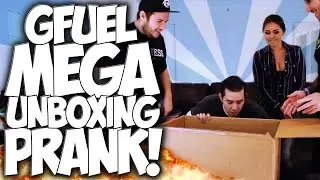 #TKHOUSE GFUEL MEGA-UNBOXING PRANK!! NEW @GFuelEnergy FLAVOR & GEAR!!