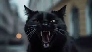 Real Angry Cat Screams at Night😱 | Terrifying Cat Fight Audio!