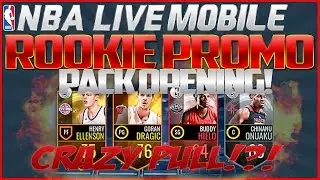 NBA Live Mobile 17 Pack Opening! CRAZY PULL!!