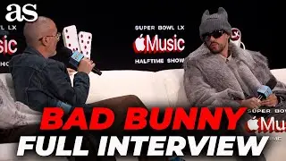 BAD BUNNY FULL INTERVIEW before SUPER BOWL HALFTIME SHOW | SUPER BOWL LX