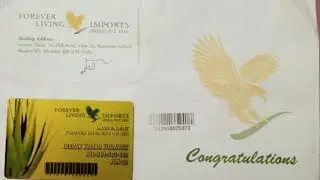 Forever congratulations card | fbo card | forever golden💛 card | #foreverlivingproducts