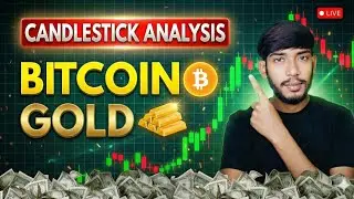 Candlestick Analysis Bitcoin and Gold | Price Action #cryptolivetrading|