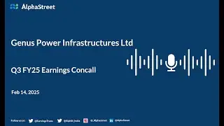 Genus Power Infrastructures Ltd Q3 FY2024-25 Earnings Conference Call