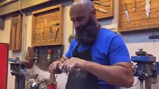 cut Primitive Knife Build &mdash; Raw Forging and Survival Blade